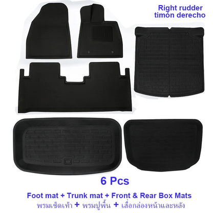 Front, Rear and Trunk Floor Mats / Cargo Liner Protector Waterproof Non-slip For BYD Seal RHD - NeoBYD