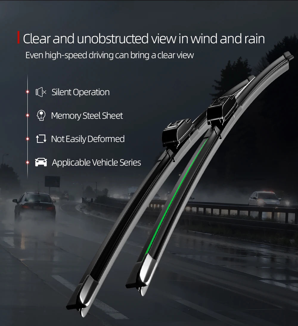 Front Windshield Wiper Blades For BYD Dolphin - 2 Pieces