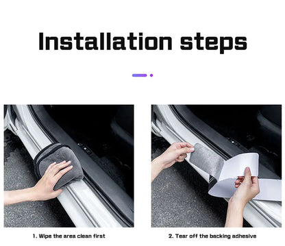 Car Door Threshold Protective Carbon Fibre Sticker For BYD - NeoBYD