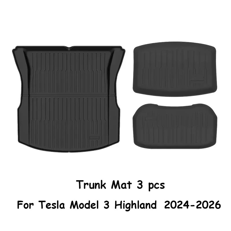 Premium Custom Fit Tesla Floor and Luggage Mats