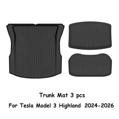 Premium Custom Fit Tesla Floor and Luggage Mats