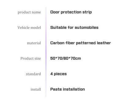 Car Door Threshold Protective Carbon Fibre Sticker For BYD - NeoBYD