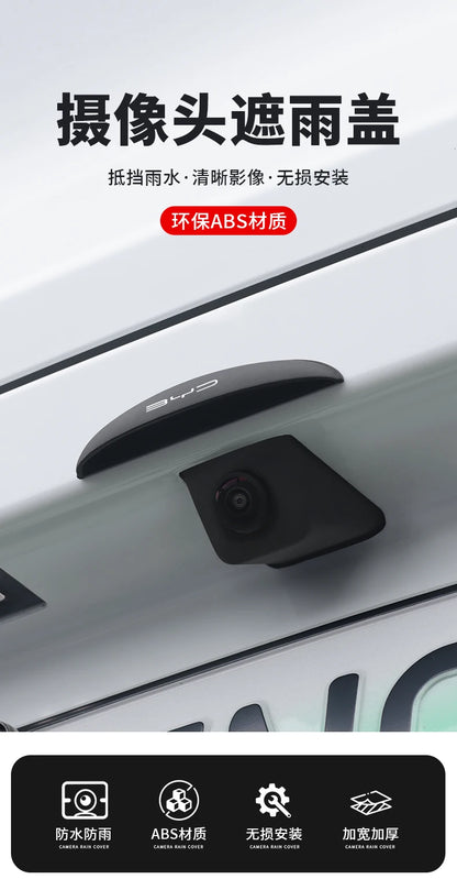 Rear Camera Rain Cover Sunproof Premium ABS Adhesion For BYD - NeoBYD