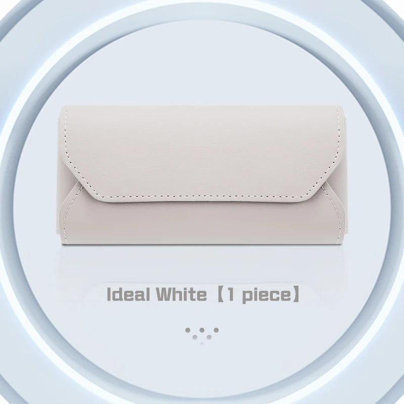 Leather Glasses Sunglasses Case Clip on Sun Visor Storage for BYD