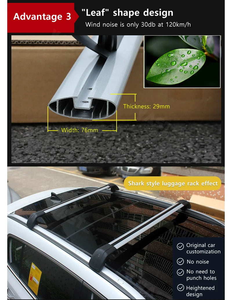 Roof Crossbar Luggage Rack for BYD - NeoBYD