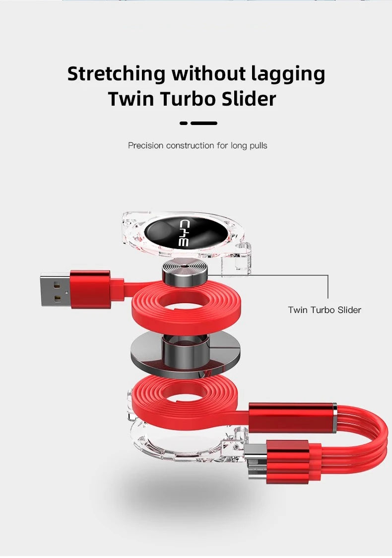 3 In 1 Fast Charger USB Data Cable For BYD - NeoBYD