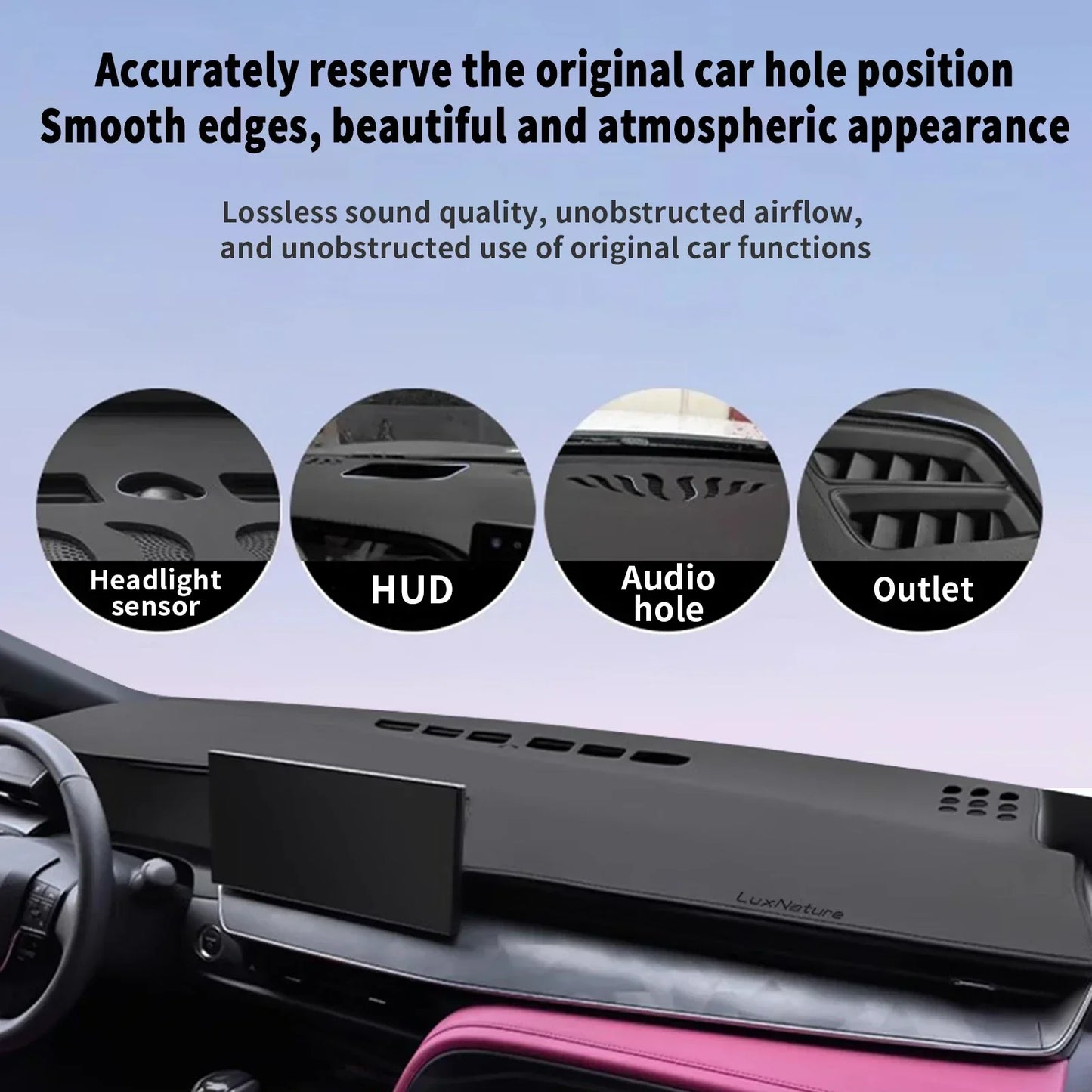 Dashboard Mat Sunshade Protective Carpet Car Cover Non-slip Pad For BYD Seal U / Sealion 6 - NeoBYD