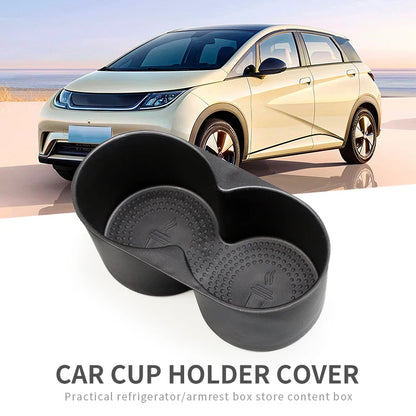 Central Cup Holder Storage Box TPE Shock-Absorbing For BYD Dolphin - NeoBYD