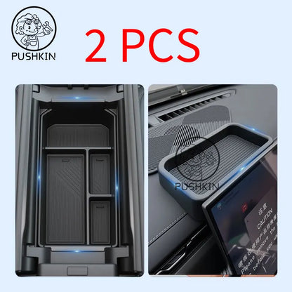 Armrest Box Storage Box For jaecoo j7 PHEV 2025 2024 2023 Car Central Armrest Storage Box Content Center Console