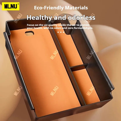 Center Console Precise Fit Divided Compartments ABS+Leather Pad Storage Box For BYD Sealion 7 - NeoBYD