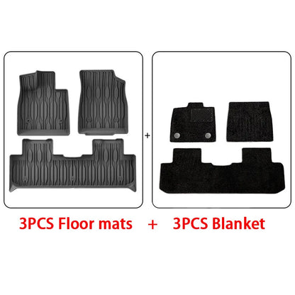 TPE Floor Mats and Cargo Liner, All Weather Floor Liners Trunk Mat LHD & RHD For BYD Seal U / Sealion 6