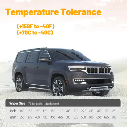 BYD Atto 3 Wiper Blades LECIBUBI Front Windshield Premium - NeoBYD