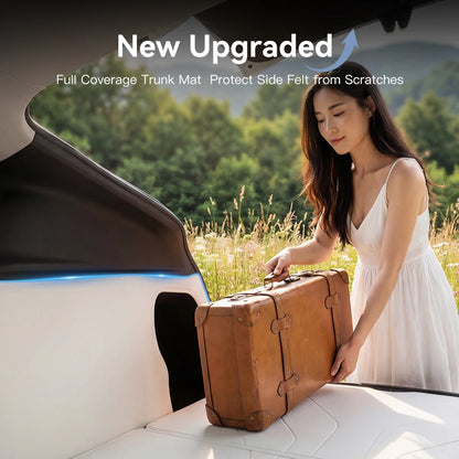 Premium Juniper Leather Trunk Mat for Tesla Model Y