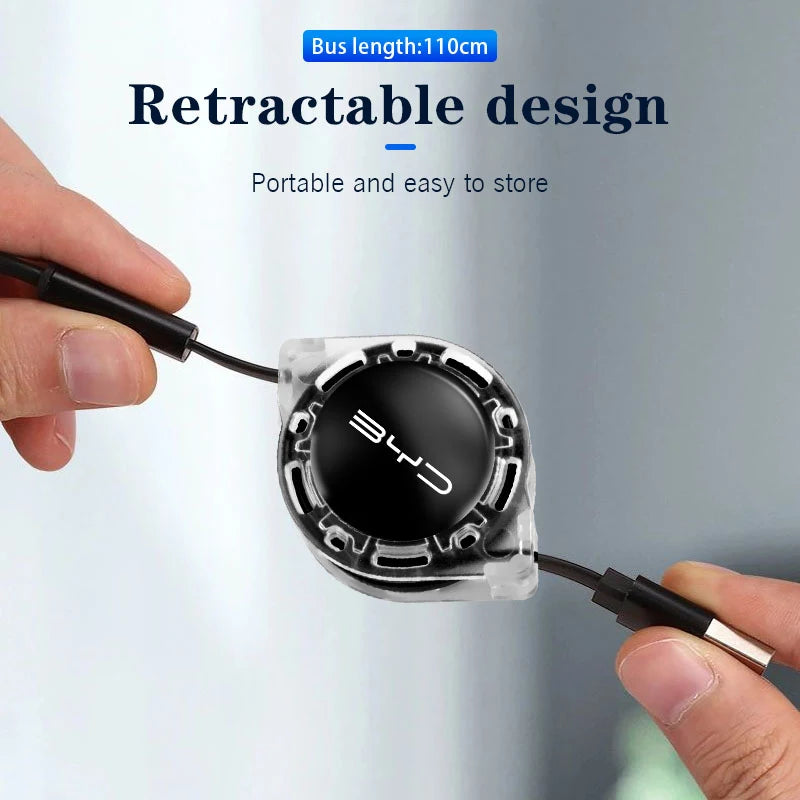 3 In 1 Fast Charger USB Data Cable For BYD - NeoBYD