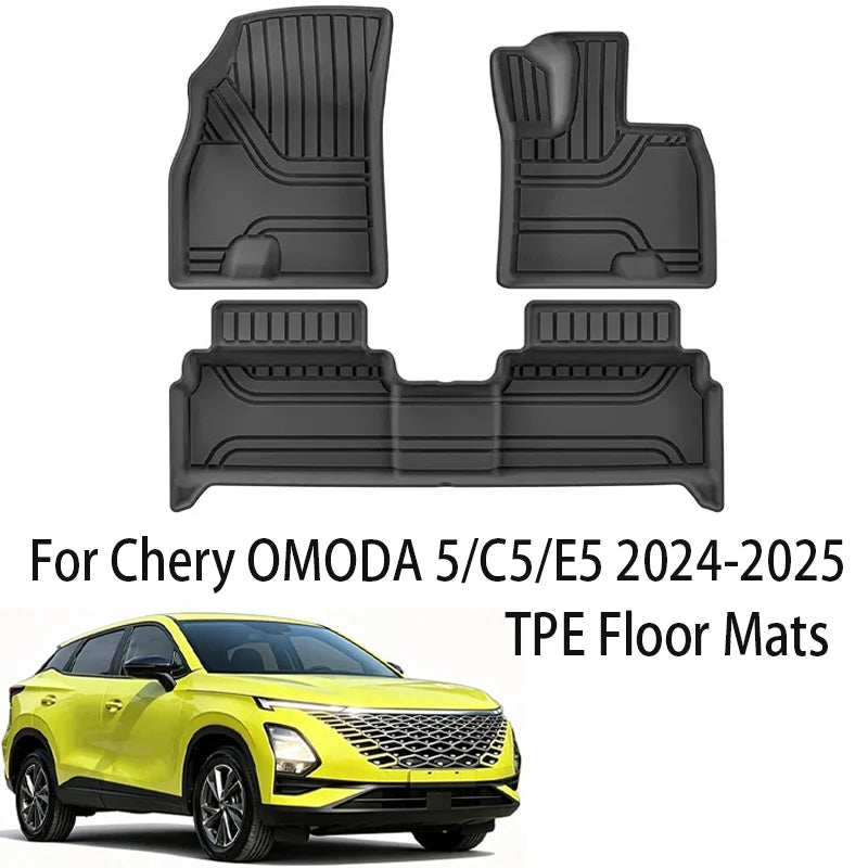 Premium All-Weather Waterproof Floor Mats for Chery OMODA C5 EV