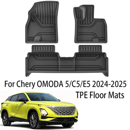 Premium All-Weather Waterproof Floor Mats for Chery OMODA C5 EV