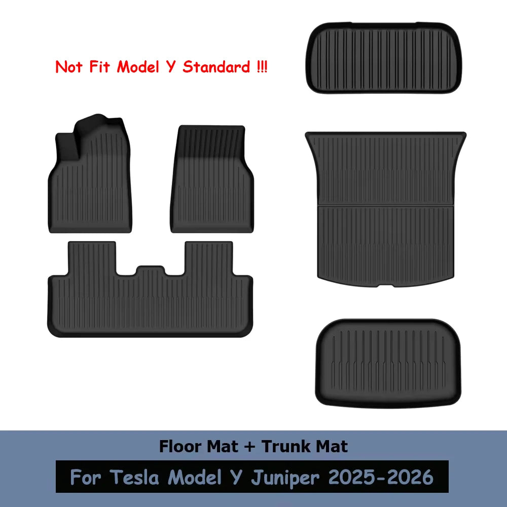 Premium Custom Fit Tesla Floor and Luggage Mats