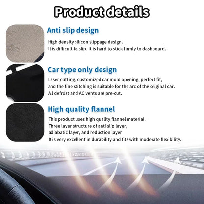 Dashboard Mat Sunshade Protective Carpet Car Cover Non-slip Pad For BYD Seal U / Sealion 6 - NeoBYD