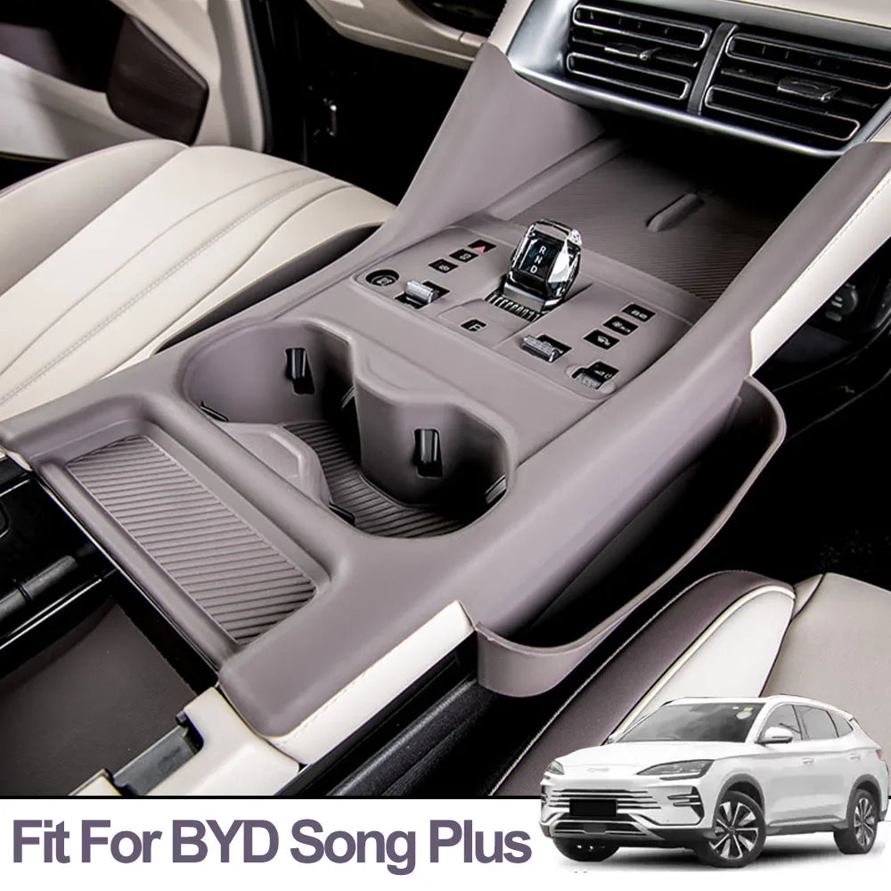 Central Control Panel + Cup Holder + Wireless Charging Silicone Protective Pad For BYD Seal U / Sealion 6 - NeoBYD