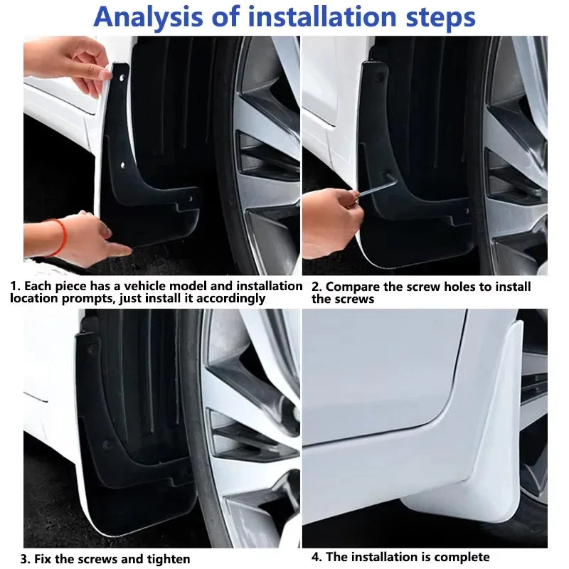 BYD Sea Lion Mud Flaps Front And Rear Protection For EV - NeoBYD