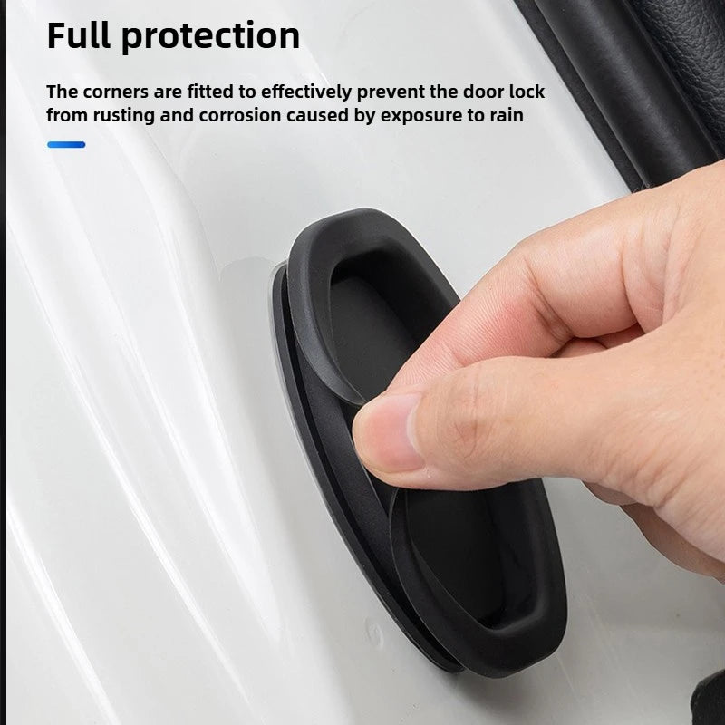4 pcs Extendable Silicone Car Door Lock Covers Waterproof Rust-proof Protection For Chery Jaecoo J7 J8 2023 2024 2025 Auto