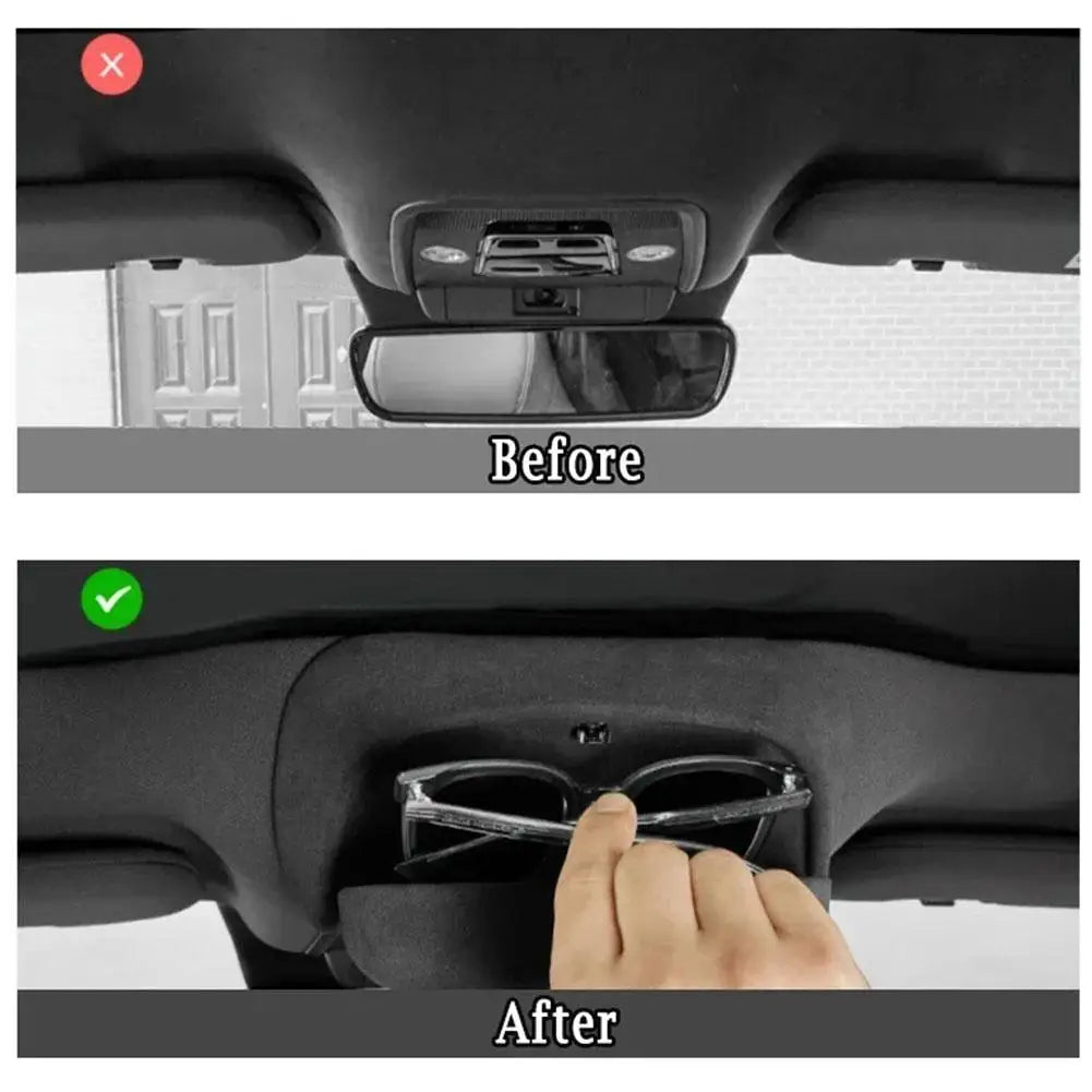 Car Glasses/Sunglasses Storage Box ABS / Suede Ceiling Case For BYD Seal - NeoBYD