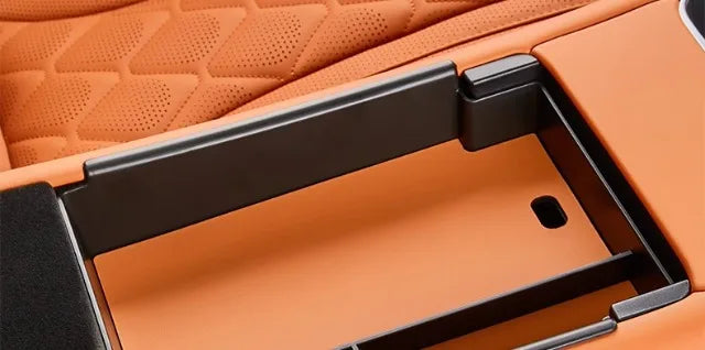 Center Console Precise Fit Divided Compartments ABS+Leather Pad Storage Box For BYD Sealion 7 - NeoBYD