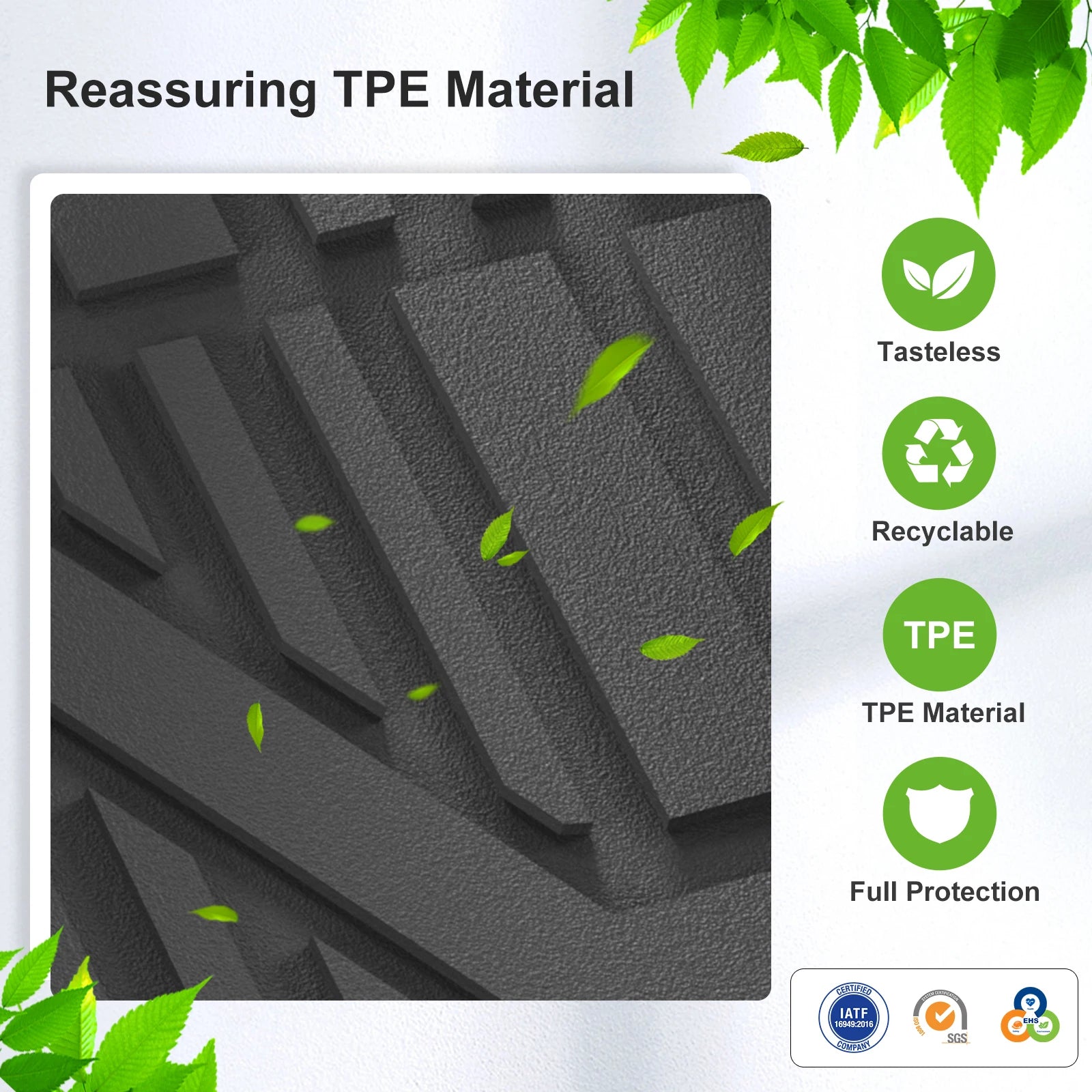 SmaBee BYD ATTO 2 Floor Mats Waterproof 3D LHD All Weather - NeoBYD