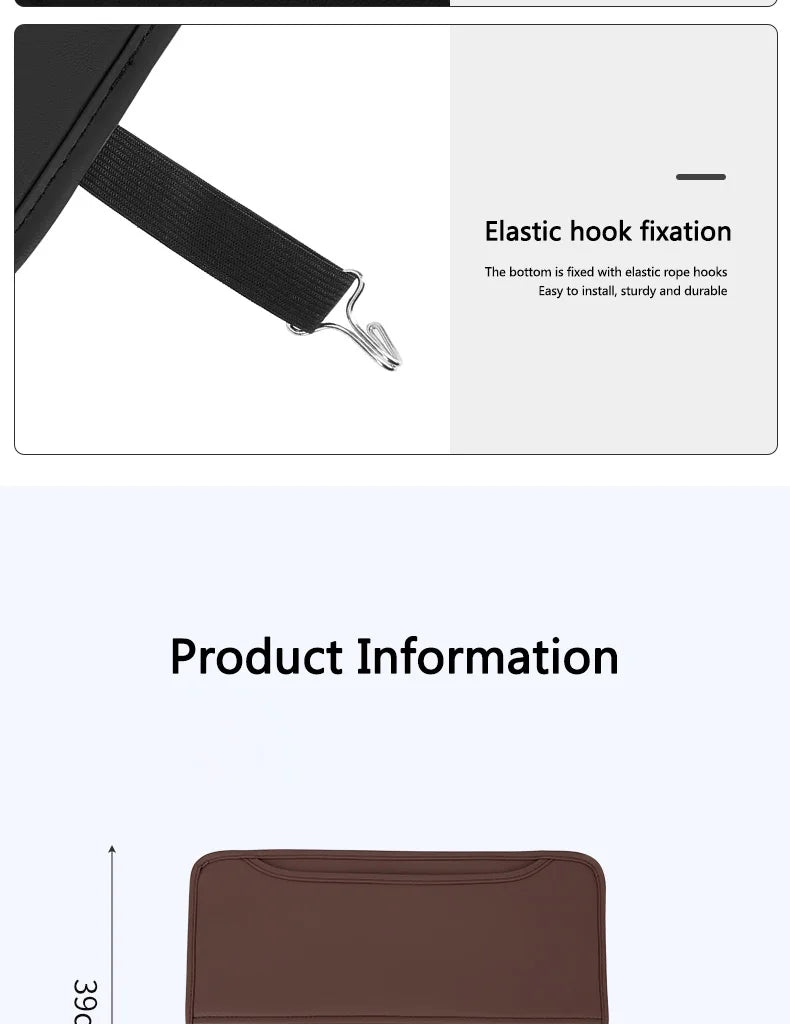 Car Seat Back Anti-Kick Leather Protective Pad For BYD - NeoBYD