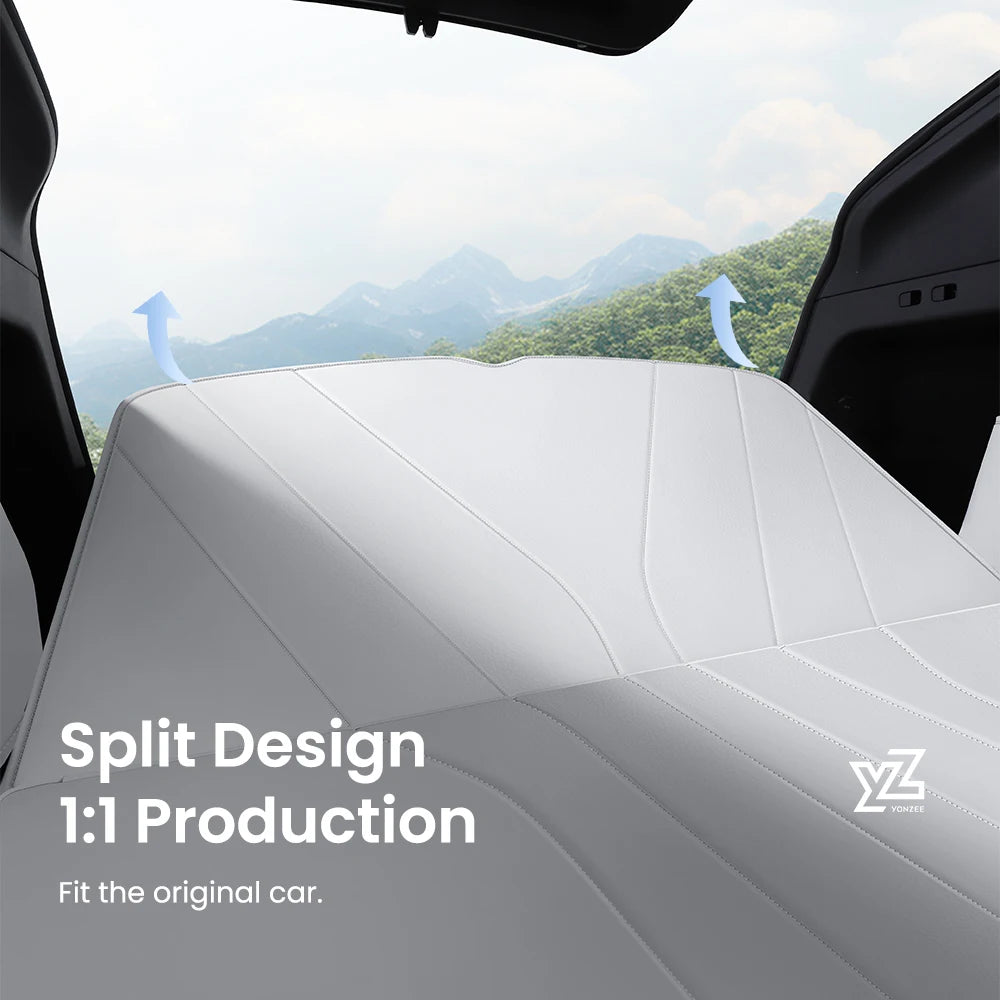 Premium Juniper Leather Trunk Mat for Tesla Model Y