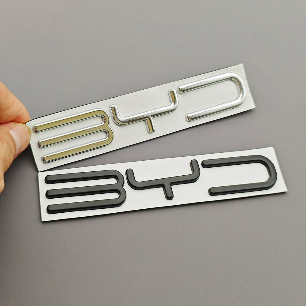 3D Metal BYD Logo Car Emblem Badge Rear Trunk Sticker Accessories For BYD - NeoBYD