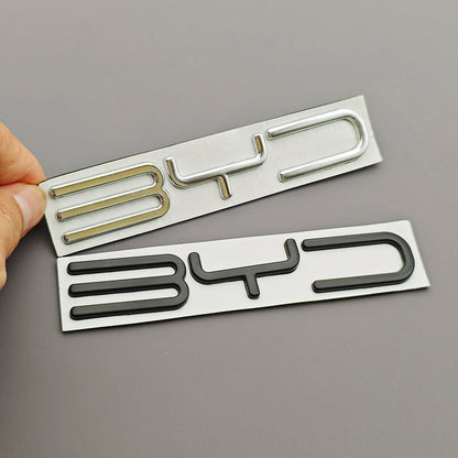 3D Metal BYD Logo Car Emblem Badge Rear Trunk Sticker Accessories For BYD - NeoBYD