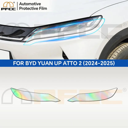 Pre-cut B C Pillars Paint Protection Film Headlight Rearview Mirror Clear Sticker Anti-Scratch For BYD Atto 2 - NeoBYD