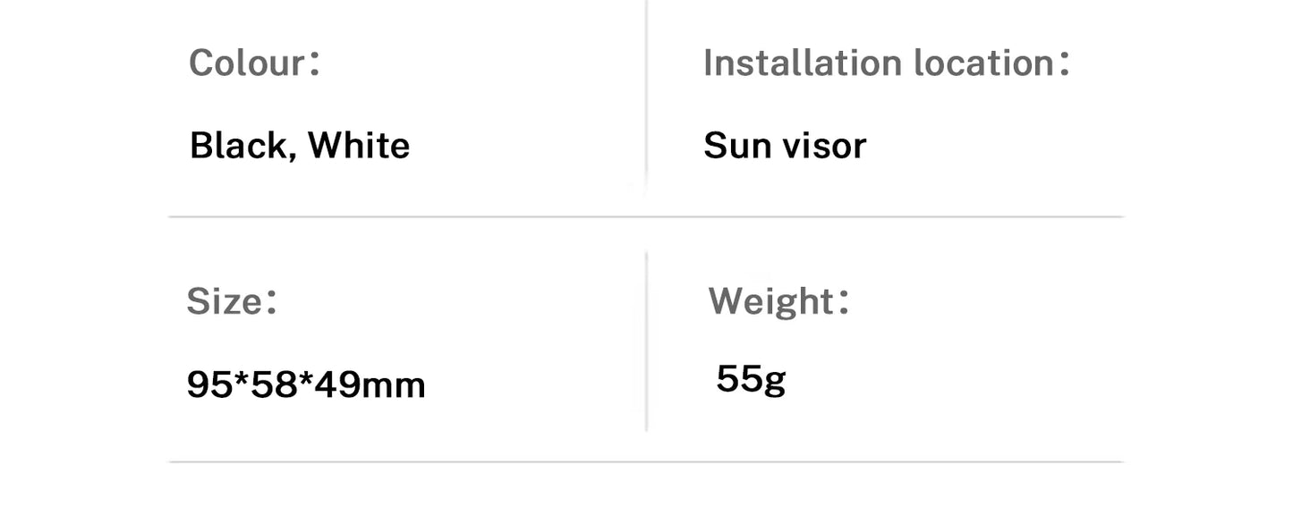 Car Sun Visor Glasses Clips One-hand Pressing switch Eyeglasses Holder For Omoda JAECOO J7 J6 J7 J8 Phev 2025 2024 2023 Ruigu 9