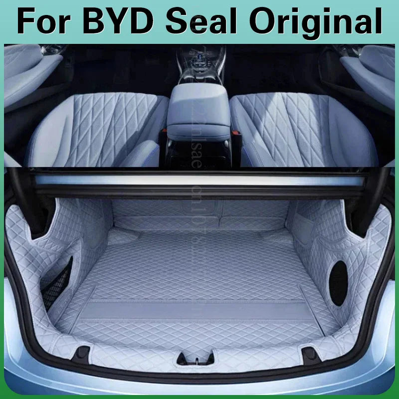 BYD Seal EV Trunk Mat Leather Waterproof For EV Owners - NeoBYD