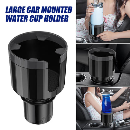 Large Car Cup Holder Expander With Adjustable Base Cup Holder Adapter Multipurpose Car Bottle Cups Organizer Storage Accessories - NeoBYD