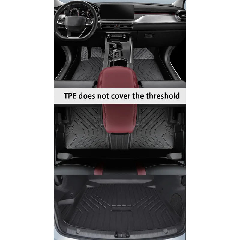 TPE LHD For BYD Seal 2024 2023 2022 Floor Mat Accessories Auto Foot Panel Liner Storage Carpet Pad Waterproof Parts Car Sticker