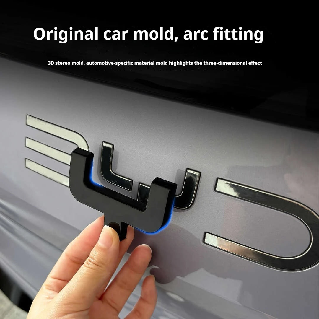 Front and Rear Emblem Badge Black Warrior Modification For BYD Sealion 7 - NeoBYD