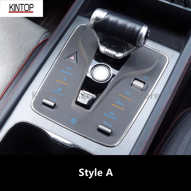 For BYD ATTO 3/YUAN PLUS 22-24 Gear Shift Silicone Protective Pad,Central Control Anti Scratch Buttons Baked Paint Protection