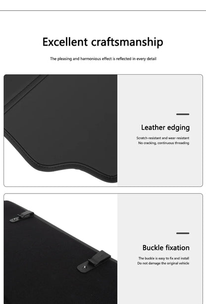 Car Seat Back Anti-Kick Leather Protective Pad For BYD - NeoBYD