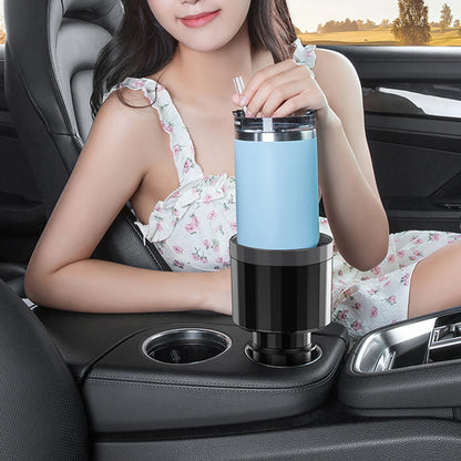 Large Car Cup Holder Expander With Adjustable Base Cup Holder Adapter Multipurpose Car Bottle Cups Organizer Storage Accessories - NeoBYD