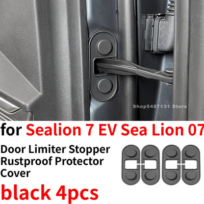 Car Door Limiter Stopper Rustproof Protector Cover Sticker For BYD Sealion 7 - NeoBYD