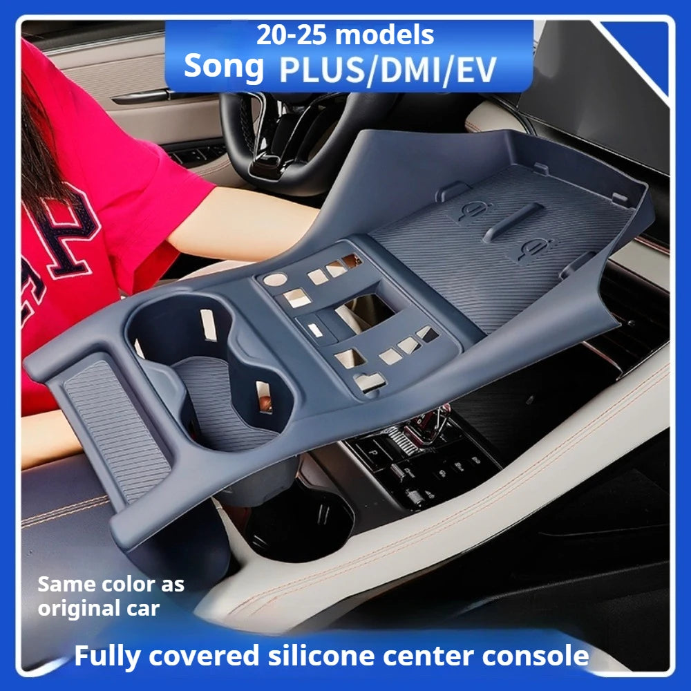 Central Control Panel + Cup Holder + Wireless Charging Silicone Protective Pad For BYD Seal U / Sealion 6 - NeoBYD