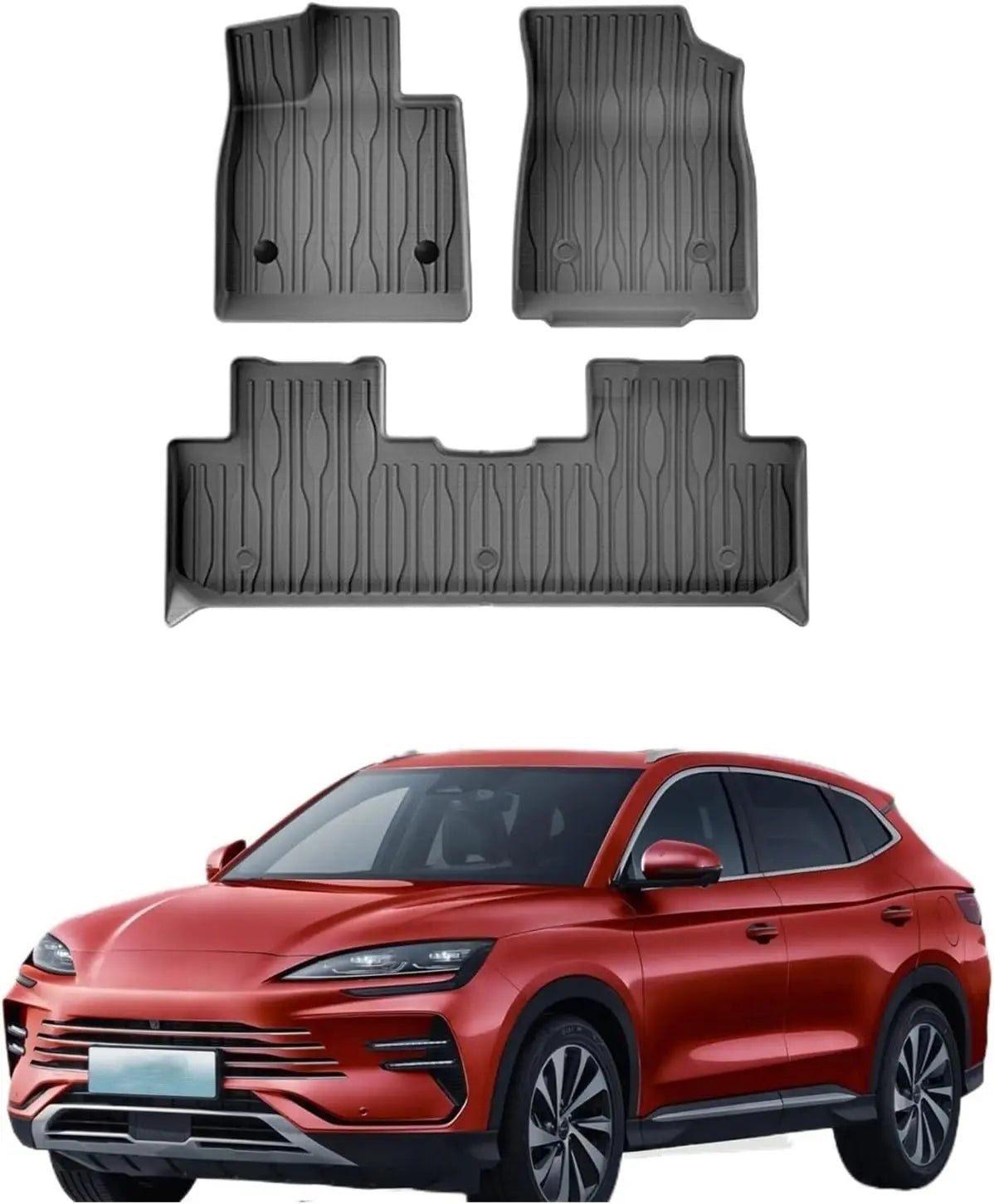TPE Floor Mats and Cargo Liner, All Weather Floor Liners Trunk Mat for BYD Seal U DMI / Sealion - LHD & RHD