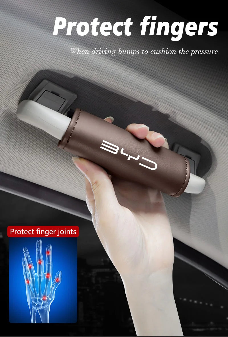Leather Roof Handle Anti-scratch Protector Case For BYD - NeoBYD