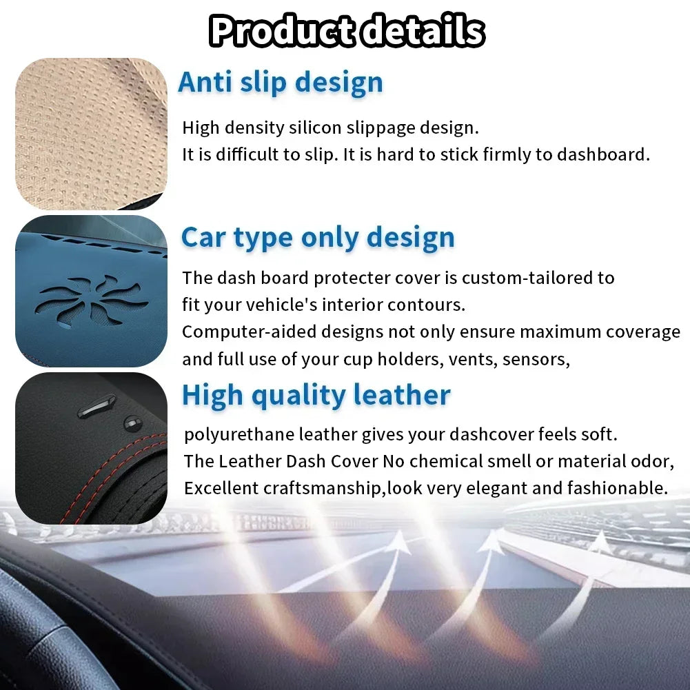 Dashboard Mat Sunshade Protective Carpet Car Cover Non-slip Pad For BYD Seal U / Sealion 6 - NeoBYD