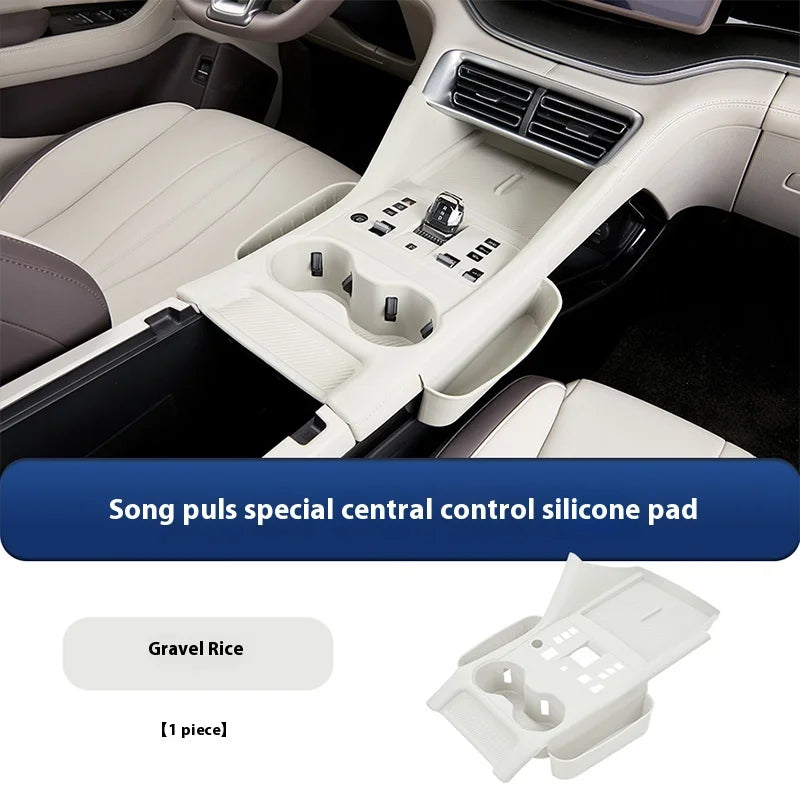 Central Control Panel + Cup Holder + Wireless Charging Silicone Protective Pad For BYD Seal U / Sealion 6 - NeoBYD