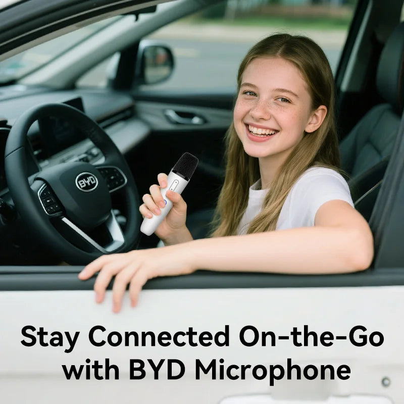 BYD & DENZA Official Factory Car Karaoke Microphone With Receiver For BYD - NeoBYD