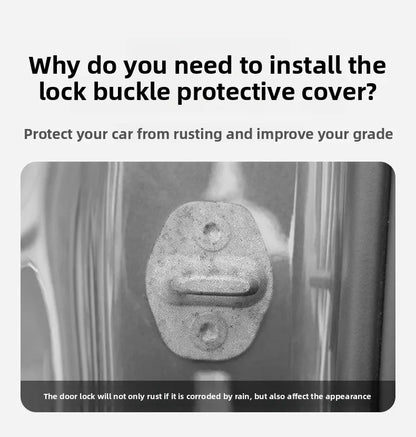 4 pcs Extendable Silicone Car Door Lock Covers Waterproof Rust-proof Protection For Chery Jaecoo J7 J8 2023 2024 2025 Auto