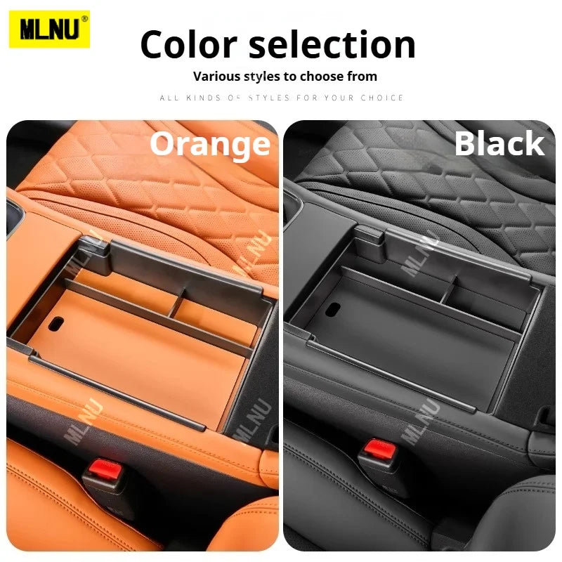 Center Console Precise Fit Divided Compartments ABS+Leather Pad Storage Box For BYD Sealion 7 - NeoBYD